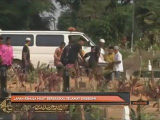 Lapan remaja maut berbasikal selamat dikebumi