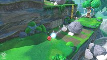 Gameplay Kirby et le monde oublié : deux minutes dans un niveau