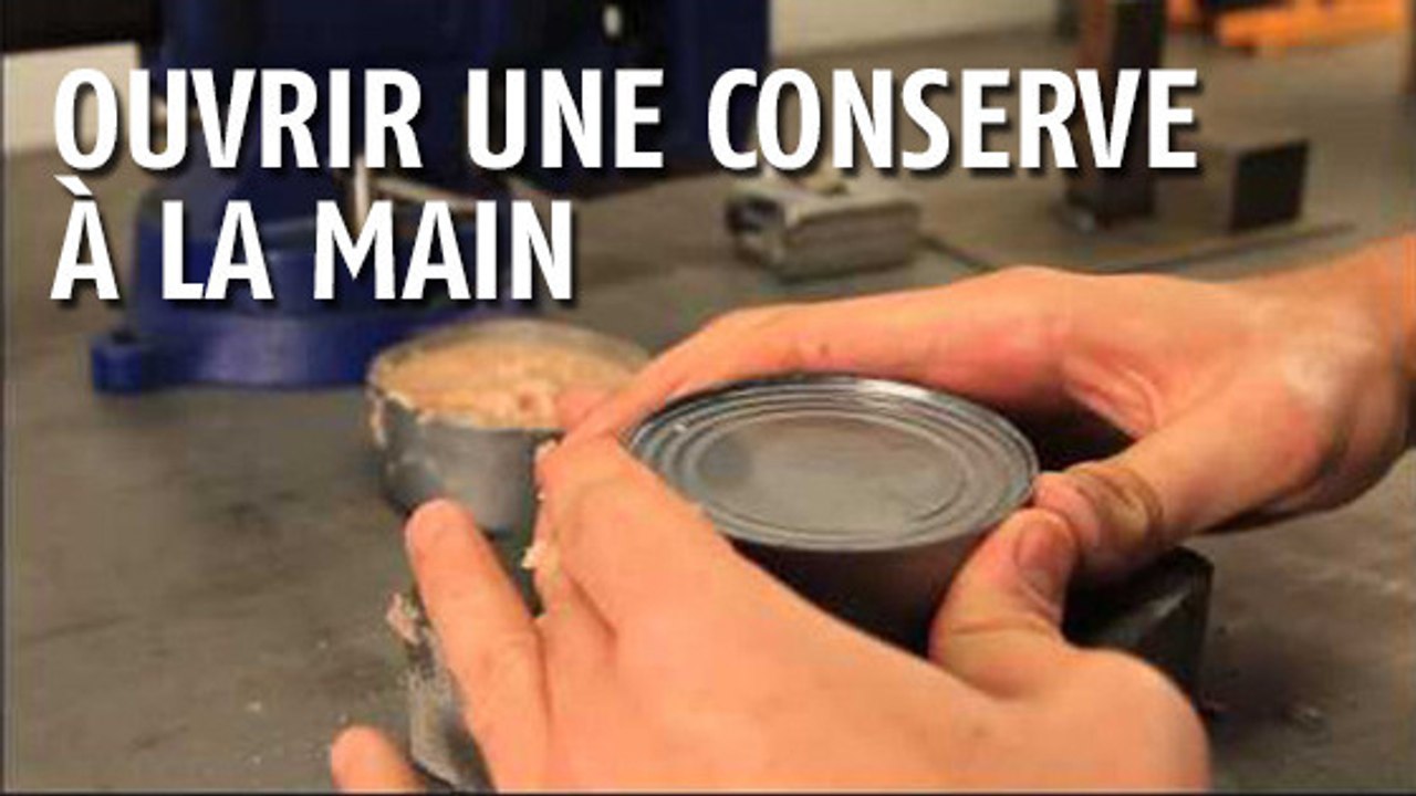 L'astuce étonnante pour ouvrir ses boîtes de conserve sans utiliser d'ouvre-boîte !
