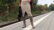 As your confidence gets higher so do your heels: German dad daringly dresses to defy gender stereotypes