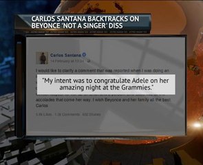 Carlos Santana apologises over Beyonce remark