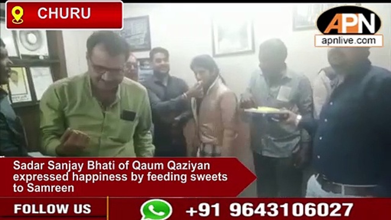Rajasthan: Indian Stranded In Ukraine, Samreen Chauhan Welcomed By Churu With Sweets