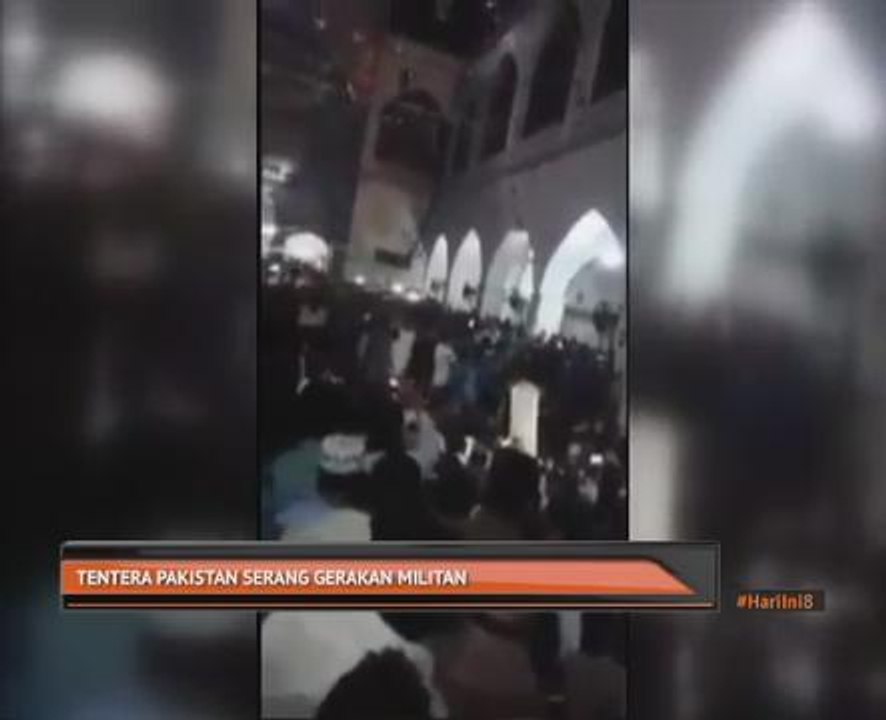 Tentera Pakistan serang gerakan militan