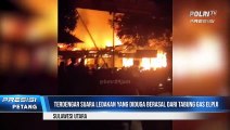 Kebakaran Kantor Polres Kotamobagu di Sulawesi Utara