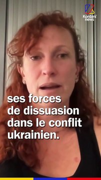 Nucléaire : La Russie met en alerte sa force de dissuasion l Le SPEECH de Christine Dugoin-Clément
