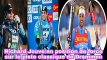 Richard Jouve En Position De Force Sur Le Piste Classique De Drammen - Ski De Fond