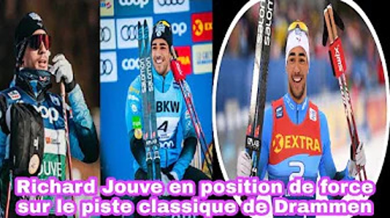 Richard Jouve En Position De Force Sur Le Piste Classique De Drammen - Ski De Fond
