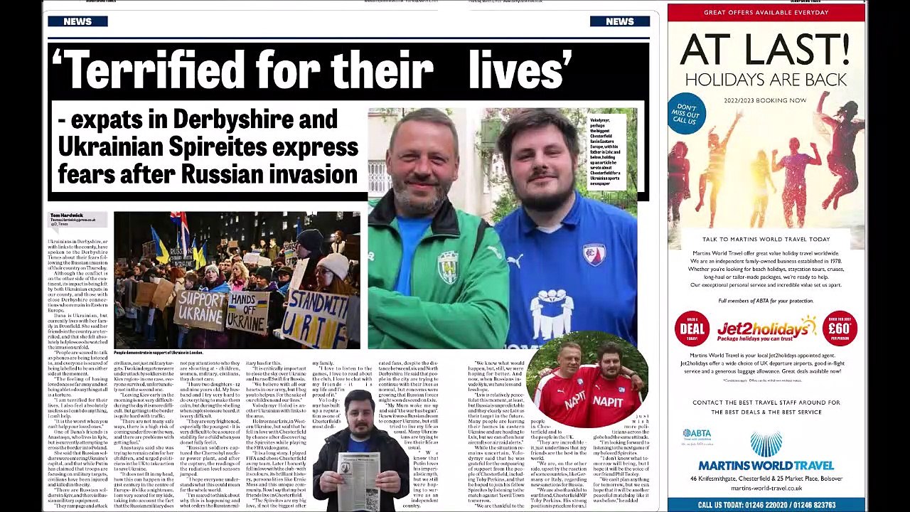 Inside your Derbyshire Times March 3rd