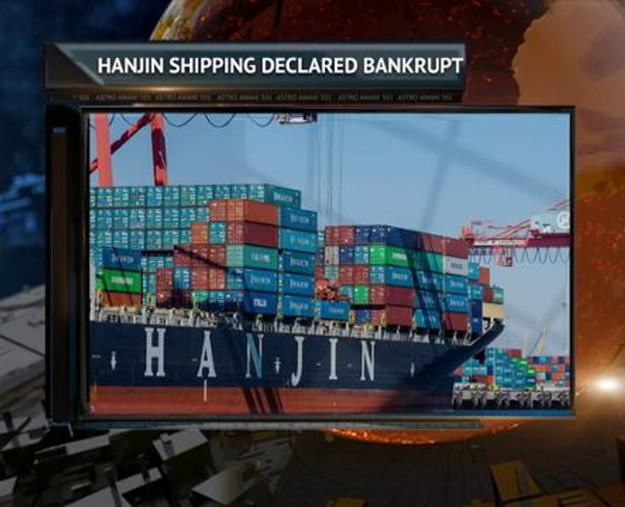 Hanjin Shipping declared bankrupt