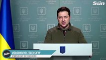 President Zelensky calls for Ukraine to be given immediate EU membership