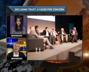 Declining trust, a cause for concern
