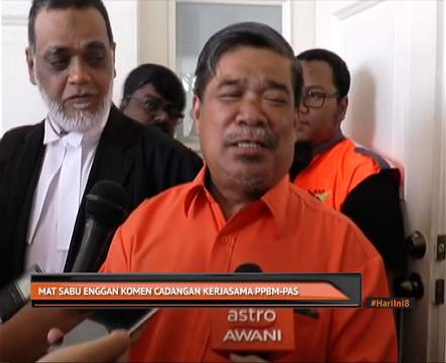 Mat Sabu enggan komen cadangan kerjasama PPBM - PAS