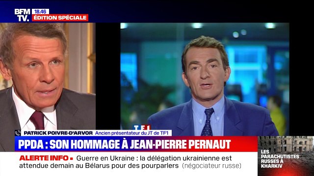 Patrick Poivre d'Arvor réagit à la mort de Jean-Pierre Pernaut sur BFMTV
