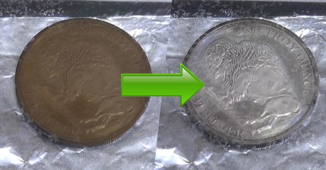 Comment nettoyer de l'argent en quelques secondes grâce à la science ?