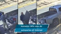 En Edomex roban autopartes en menos de 3 minutos a plena luz