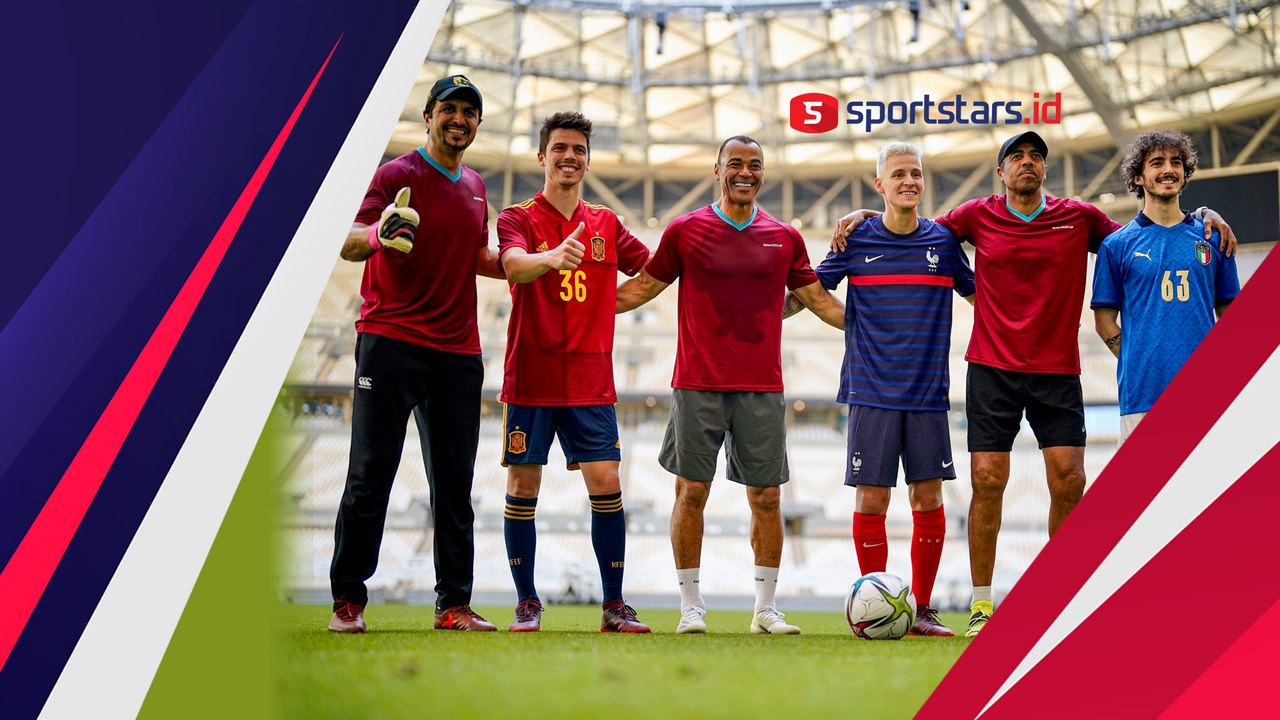 Jelang MotoGP Qatar, Tiga Pembalap Ini Main Sepak Bola bersama Legenda Brasil