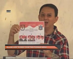 Pemilihan Ahok dijangka sukar pasa pusingan kedua