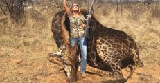 Une chasseuse crée l’indignation après avoir abattu une girafe en Afrique du Sud