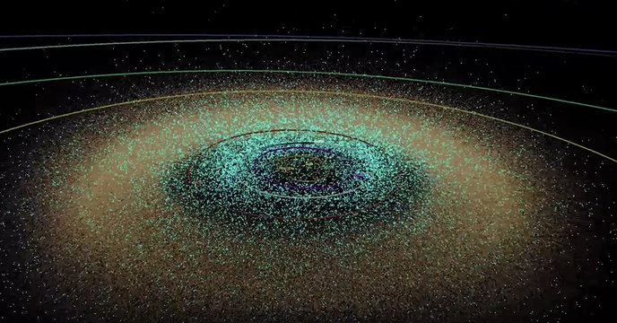 Astéroïdes : cette vidéo de la NASA dévoile tous les astéroïdes détectés depuis 20 ans dans notre système