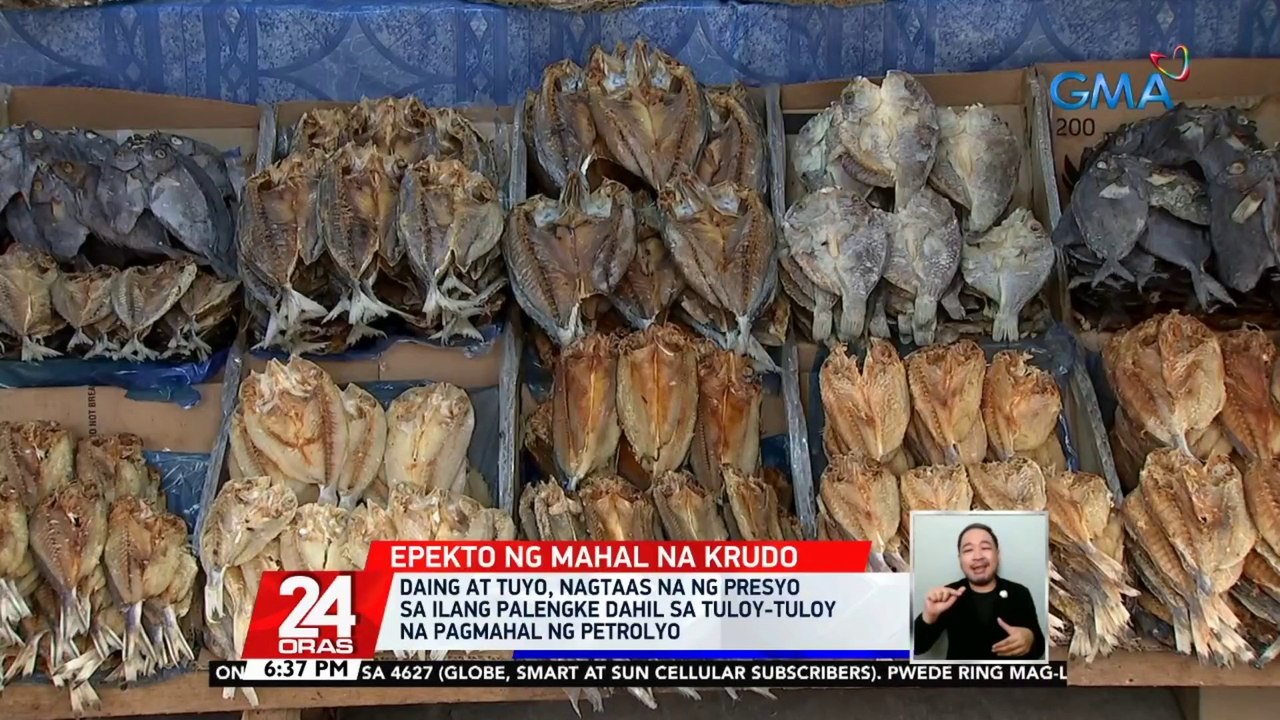 Daing at tuyo, nagtaas na ng presyo sa ilang palengke dahil sa tuloy-tuloy na pagmahal ng petrolyo | 24 Oras