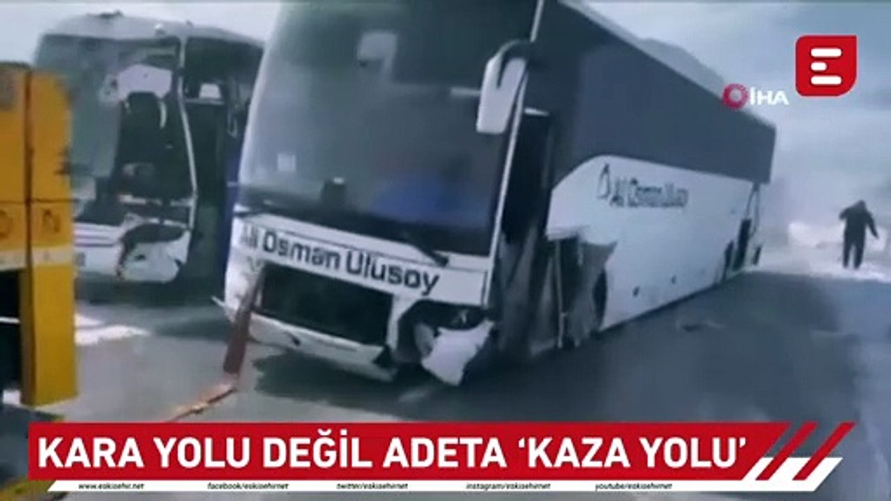 Kara yolu değil adeta 'Kaza yolu'