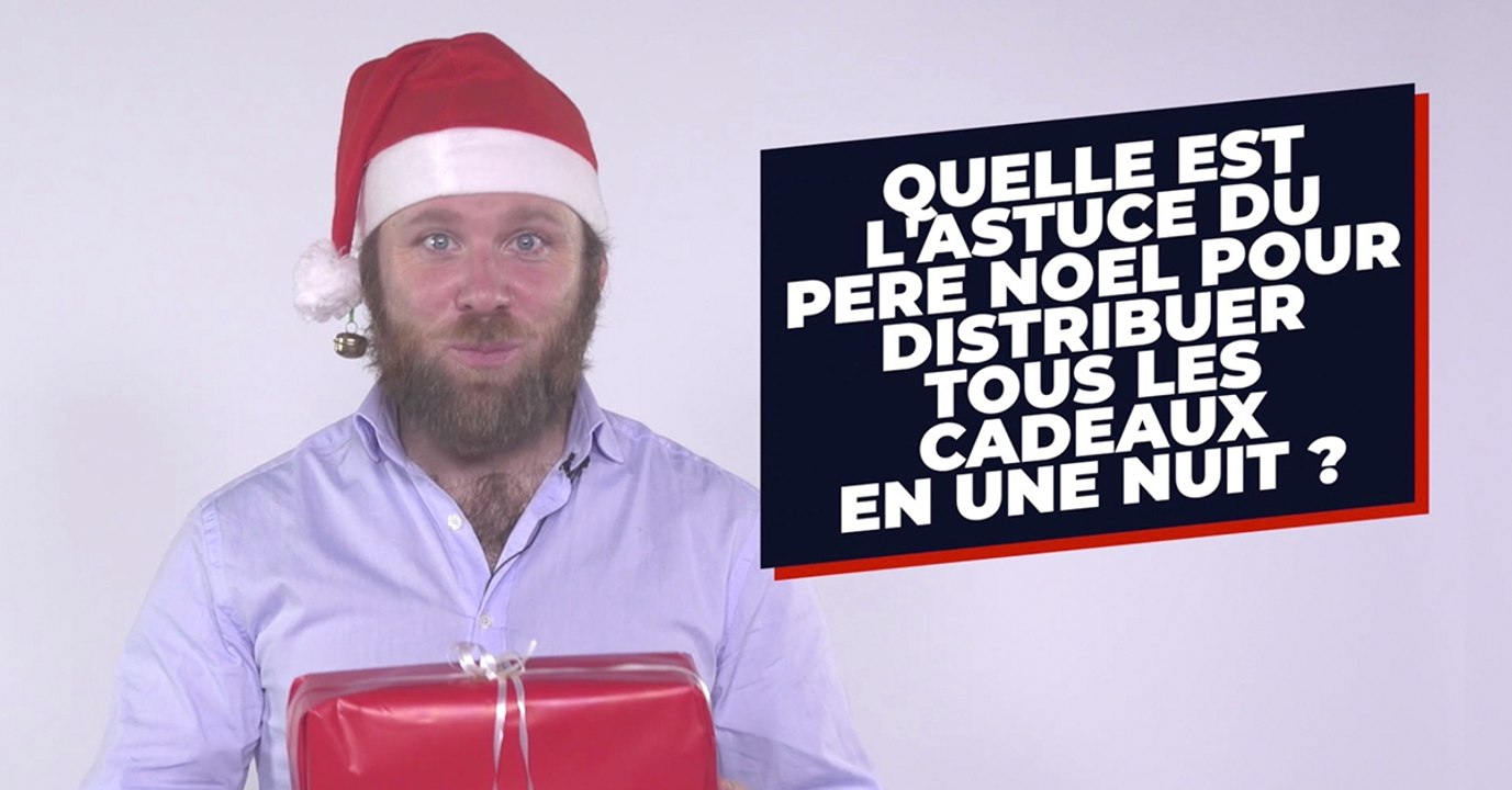 Comment fait le père Noël pour distribuer tous ses cadeaux en une nuit ?