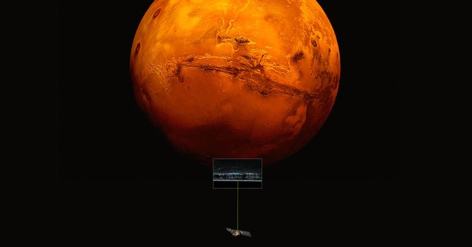 Mars : une vaste étendue d'eau liquide pourrait avoir été découverte sous la surface