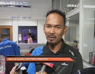 Prestasi Khairul Hafiz perlu konsisten