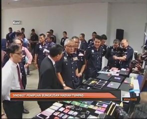 Sindiket penipuan bungkusan hadiah tumpas