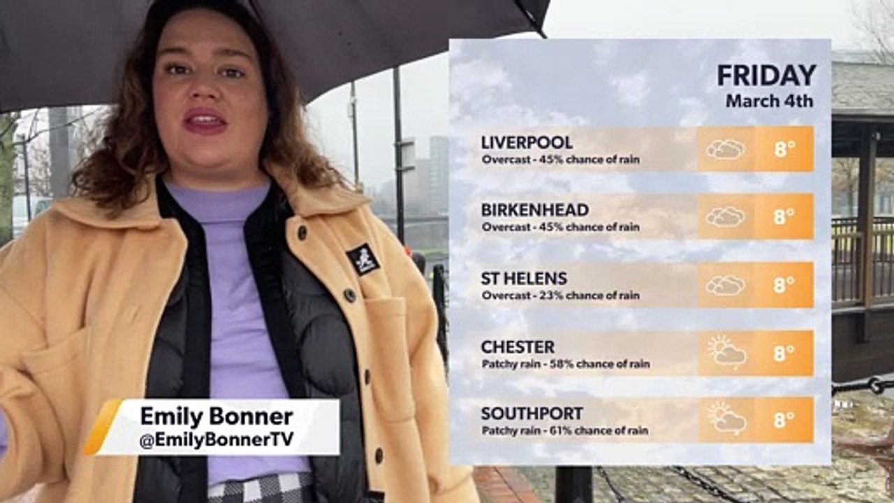 Merseyside weather update Friday, 4 March, plus five-day forecast: cloudy changing to sunny
