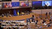 Ukrainian President Zelensky moves translator to tears in speech to European Parliament