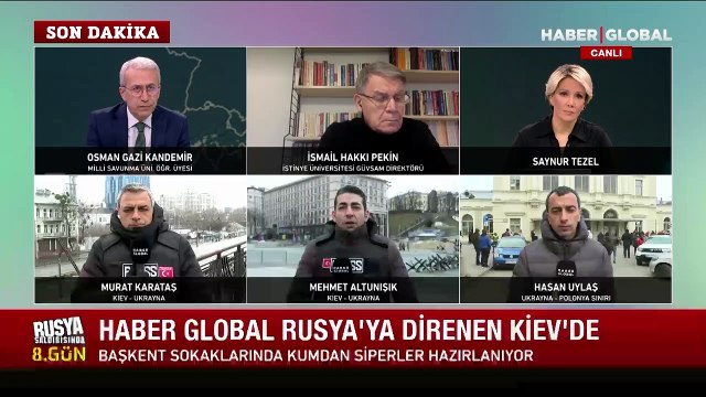 Haber Global, Rusya'ya direnen Kiev'de! Mehmet Altunışık bölgeden son durumu aktardı