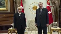 Erdoğan ile Bahçeli bir araya geldi