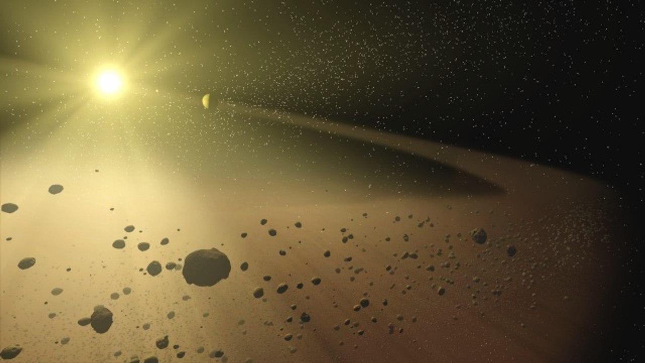 Como se formo el cinturon de asteroides entre Marte y Jupiter