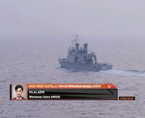 Misi Food Flotilla tiba di perairan Bangladesh
