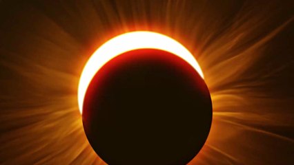 Les "cornes du diable" : quand une éclipse solaire rouge affole internet