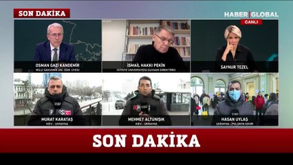 Haber Global, Rusya'ya direnen Kiev'de! Mehmet Altunışık bölgeden son durumu aktardı