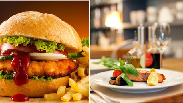 Est-il plus sain de manger dans un fast-food ou dans un restaurant ?