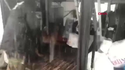 SÜNGERE EMDİRİLMİŞ 3 KİLO EROİNİ NARKOTİK KÖPEĞİ ERİS BULDU