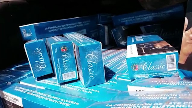 PRE realiza apreensão de cigarros contrabandeados na rodovia PR-180