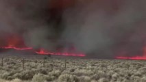 Californie : les images spectaculaires d'une tornade de feu se dégageant d'un incendie