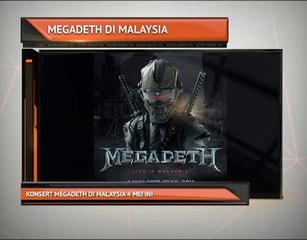 Konsert Megadeth di Malaysia 4 Mei ini