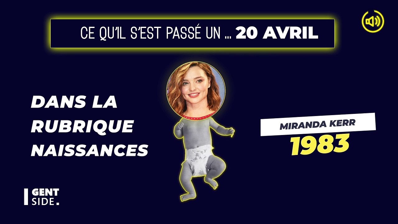 20 avril : naissance de célébrité, signe astro, fête du jour