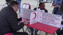 Iğdırlı vatandaşlar Kızılay'a kan bağışında bulundu