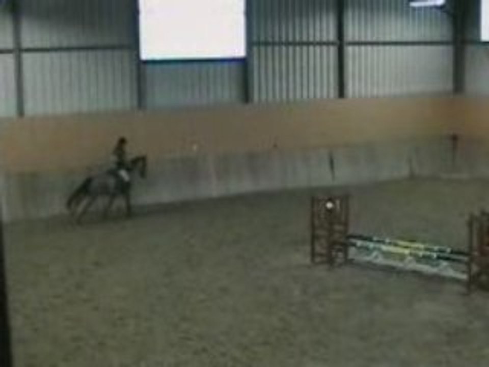 Lilou sur un de ses premiers tours.