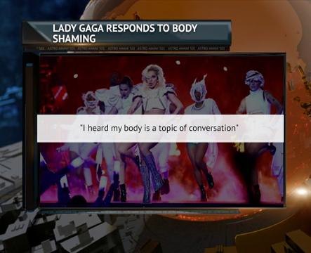 Lady Gaga responds to body shaming after Super Bowl halftime show