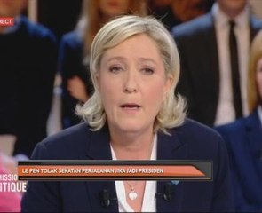 Le Pen tolak sekatan perjalanan jika jadi presiden