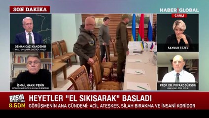 Rusya ve Ukrayna heyetlerinin 2. görüşmesinden ilk görüntüler