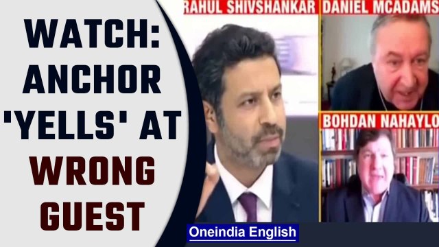 Times Now’s Rahul Shivshankar ‘scolds’ wrong guest while discussing Ukraine crisis | Oneindia News