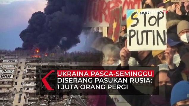 Seminggu Pasca-invasi Rusia: 2.000 Warga Sipil Ukraina Tewas, 1 Juta Orang Mengungsi